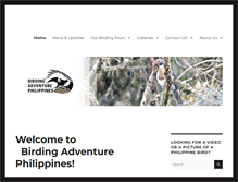 Tablet Screenshot of birdingphilippines.com